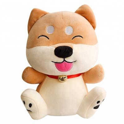 China Cute Gift Andirons Shibainu Dog Plush Toy for sale