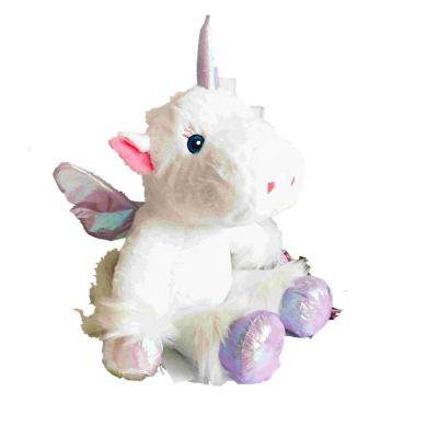 China Cute Pony Toys Unicorn Soft Toys Gift Plush Wing for sale