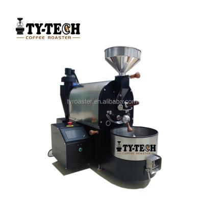 China New TY-TECH Hotel Cafe Toaster 2kg Commercial Use Coffee Bean Roaster for sale