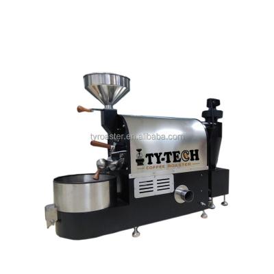 China Small Outdoor Gas Mini Sample Coffee Roaster 1kg Coffee Roasting Machine 2kg Probat Rotisserie Prices for sale