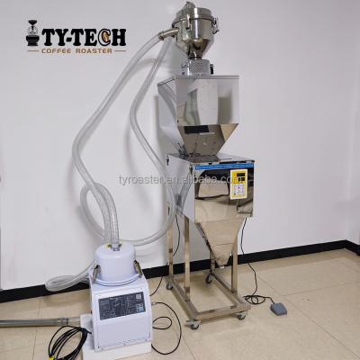 China Automatic Food Coffee Beans Loader Machine and Coffee Weighing Filling Machine for sale