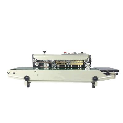 China Food Semi-automatic Plastic Pouches Sealing Machine Horizontal Sealer Machine for sale