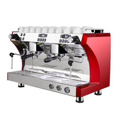 China Hotel China Coffee Maker Professional Automatic Commercial Bartender 2 Heads Espresso Coffee Machine For Sale for sale