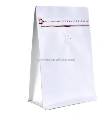 China 500g Coffee Bags Moisture Proof Moisture Proof Eight-sides Stand Up Pouch With One Way Valve for sale