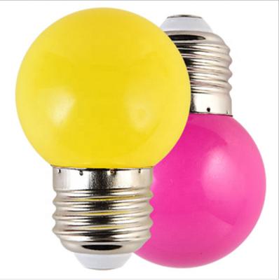 China Residential Christmas Light Bulb LED Color Fairy Led Light Red GREEN-BLUE Small G45 Led Light Bulb for sale