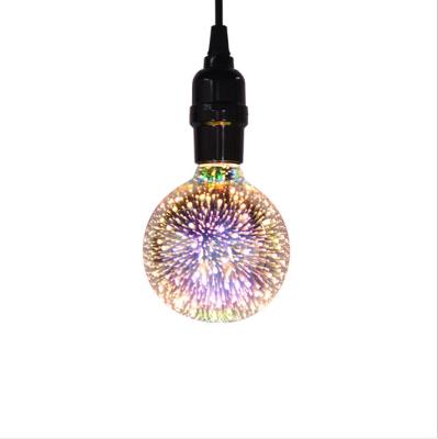 China 3D Firework Decoration LED Lamp Retro Holiday Bulb Christmas Colorful Decoration Light for sale