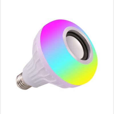 China Home Party New Colorful LED Music Light Bulb AC85-265V 12W RGB Remote Control Dimming for sale