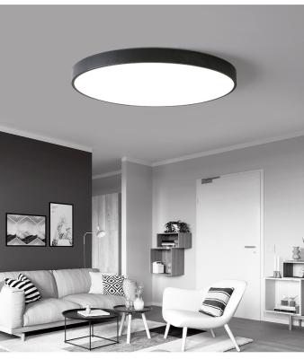 China European Design 18w 30w 48w Ultra Thin Macarone Color Modern Simple Circular Ceiling Lamp for sale