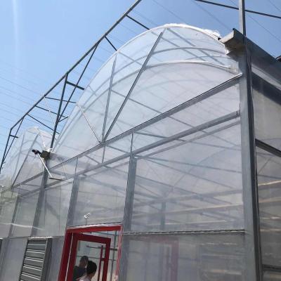 China Multi Span Polyethylene Film 150 Micron Greenhouse for sale