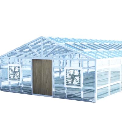 China Low Cost Durable green house plastic film Single-Span Greenhouse for sale for sale