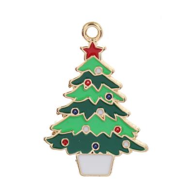 China Alloy Christmas Tree Bell Diy Korean Version Of Jewelry Accessories Alloy Pendant Drip Accessories for sale