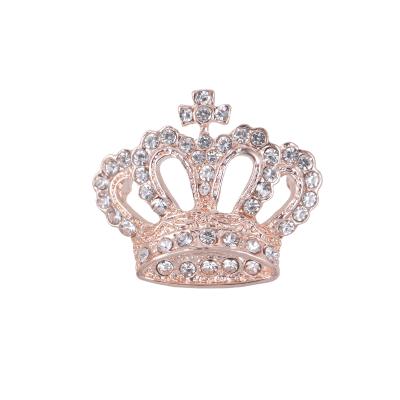 China Fashion Brooches Women's Environmentally Friendly Japanese And Korean Rhinestone Brooches, Bridal Crown Brooch For Wedding for sale