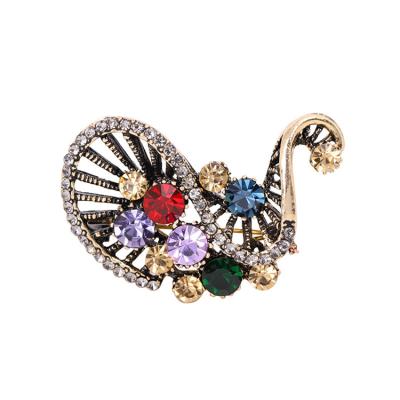 China Hot Selling New Alloy Jewelry Musical Note Pins Retro Design Fashion Alloy Brooches for sale