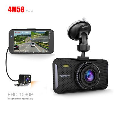 China 170 Degree Mini 4 Inch Automatic NIGHT VISION Full HD 1080P Video Cam Dvr Dash Cam DVR Car Camera WIFI GPS for sale