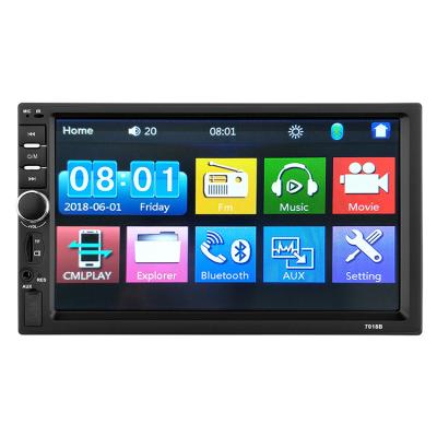 China Car Radio Dvd Stereo Auto Electronic Rear View Camera A Car Aux. Radio Player BT Fm Usb SD Din 2 Mp5 for sale