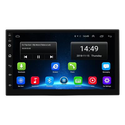 China Hot Selling Automotive Promoted Factory Wholesale High Quality Metal Adjustable Radio 2 Din Android Car DVD Player With Gps Navigation for sale