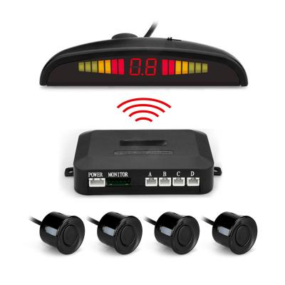 China Wholesale Cheap Price 2021 Wireless Car Parking Sensor 2021 Auto Parktronic Auto Parking System With 4 Sensors Parking Radar Monitor for sale