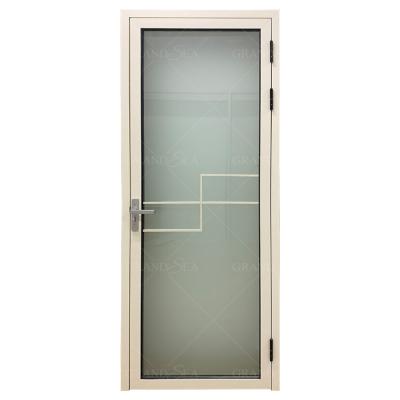 China Modern 1.6mm Single Glazed Aluminum Profile For Frame Swing Door for sale