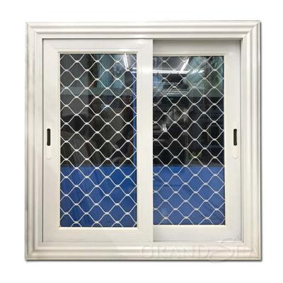 China Japanese Home Black Folding Screen Frame Sliding Window Canton Sliding Window Safety Grill for sale