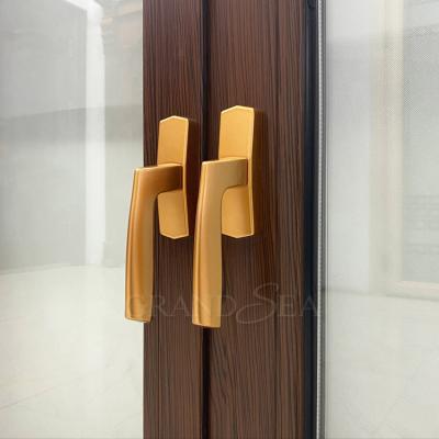 China Popular Sliding In Lebanon Frame Impact Aluminum Profile Double Tilt Tower Glass Windows for sale