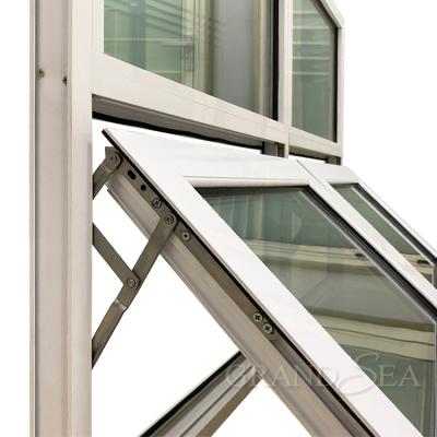 China Soundproof Swing Low Cost New Double Glazing Awning Windows Aluminum for sale