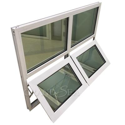 China Aluminum Swing Factory Price Double Tinted Glass Awning Window Price Philippines for sale