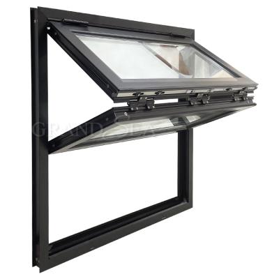 China Modern Folding Aluminum Glass Folding Window Window Vertical Opening for sale