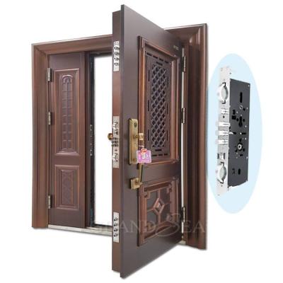 China Factory direct sale Foshan exterior steel door modern left hand outswing steel door for sale