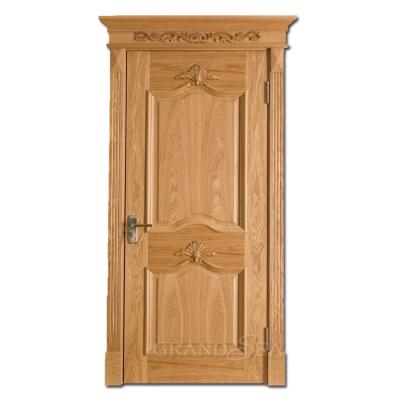 China Burlywood Modern Main Wooden Door Sound Insulation Entry Door Interior Wooden Design for sale