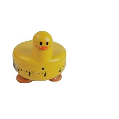 China Cute Viable Duck Timer Abs Material Mechanical Motion Kitchen Timer for sale