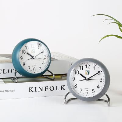 China Traditional Color ABS Metal Shelf Desk Clock Student Alarm Clock Factory Wholesale for sale