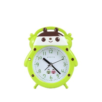 China Cartoon Antique Style Animal Alarm Clock Student Desk Clock With Bell for sale