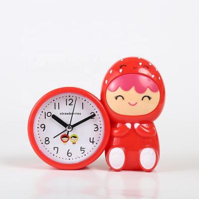 China Bedside Antique Mute Clock Student Alarm Clock Style Small Children's Bedroom With Luminous for sale