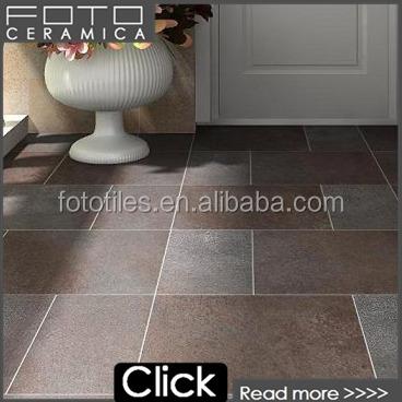 China Interior Tiles Popular Dark Brown Slate Flooring Tiles for sale