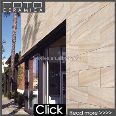 China Rustic Tiles Exterior Exterior Wall Picture Tile 2cm Porcelain Tile for sale