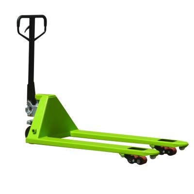 China Material Handling Equipment in Small Workshop China Manufacturer Hydraulic Pump Hand Pallet Jack Truck Rated Load 3000kg Cylinder For Sale Te koop