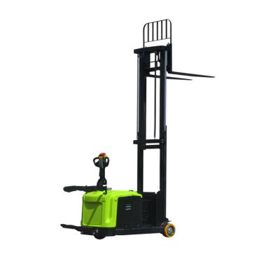 China Garment Shops Indoor Application Balanced Electric Pallet Stacker With AC Power EPS 1000kg 1300kg 1500kg Te koop