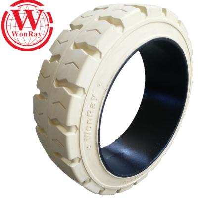 China Low Speed ​​Traction Rubber Pad 18x9x12 1/8 22x10x16 22x12x16 Industrial Truck Adhesive Solid Tires For Sale for sale