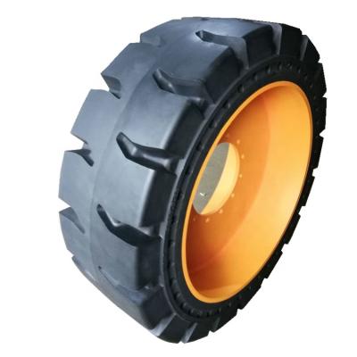 China Non-Marking Anti Corrosion Line Solid Wheel Tire With 22*9*16 Rims For Machinery Use for sale