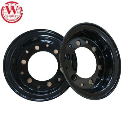 China Easy installation forklift tire rims split type and two piece type for toyota, nissan, linde forklifts for sale