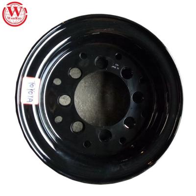 China Easy Installation Forklift Spare Parts Forklift Tire Rim For Solid Tire 500-8, 6.00-9, 7.00-12, 28x9-15 etc. for sale