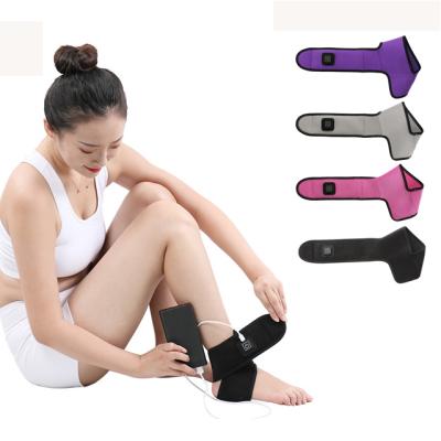 China 2021 Electrothermal Graphene Ankle Support Hyperthermia Ankle Sprain Repair Socks Electric Heating Protector for sale