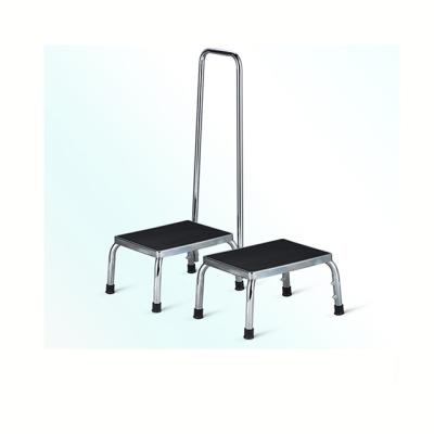 China Chrome Plated Iron Pharmacy Inspection Stool Surgery Step Stool Board Pharmacy Step Stool Hospital Surgery Stool for sale