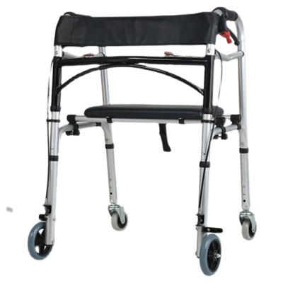 China Walker Lightweight Adjustable Lightweight Folding Walking Aid For The Elderly for sale