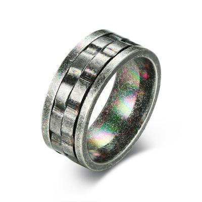 China Vintate CLASSIC Style Men's Stainless Steel Ring Fashion Mens Classic Jewelry for sale