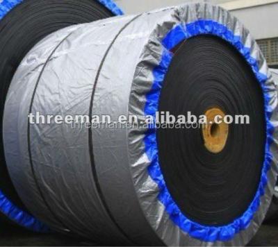 China Cover PE Rubber Heat Resistant Conveyor Belt for sale