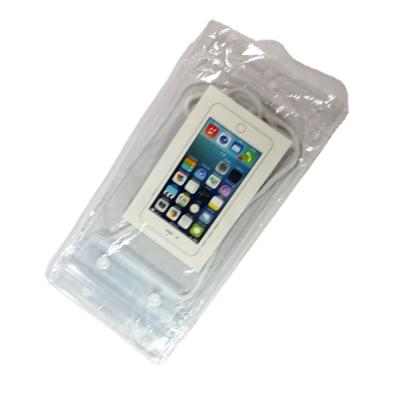 China Raincoat Made in China Top Quality Mobile Phone Bag PVC Bag Pull Chain Pocket Waterproof Suction Rope for sale