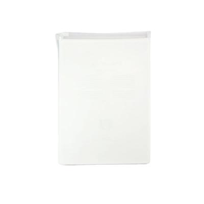 China Fashoion Factory Supply Attractive Price Recycling Zipper Bag PVC Printed White Folder Bag for sale