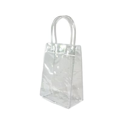 China Fashoion Environmental Protection Tote Lady Bag Wholesale Portable Transparent Lightweight Waterproof Shopping Bag for sale