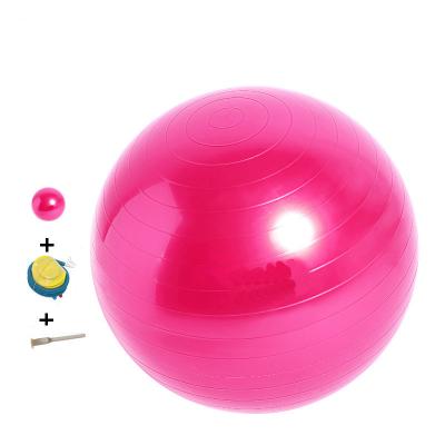 China Round MUTIGA  55Cm PVC Exercise Ball Anti Burst Smooth Pilates Yoga Ball for sale